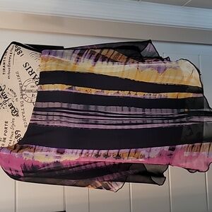 Charming Charlie 1 Shoulder Layered Blouse